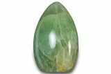 Free-Standing, Polished Green Fluorite - Madagascar #304772-1